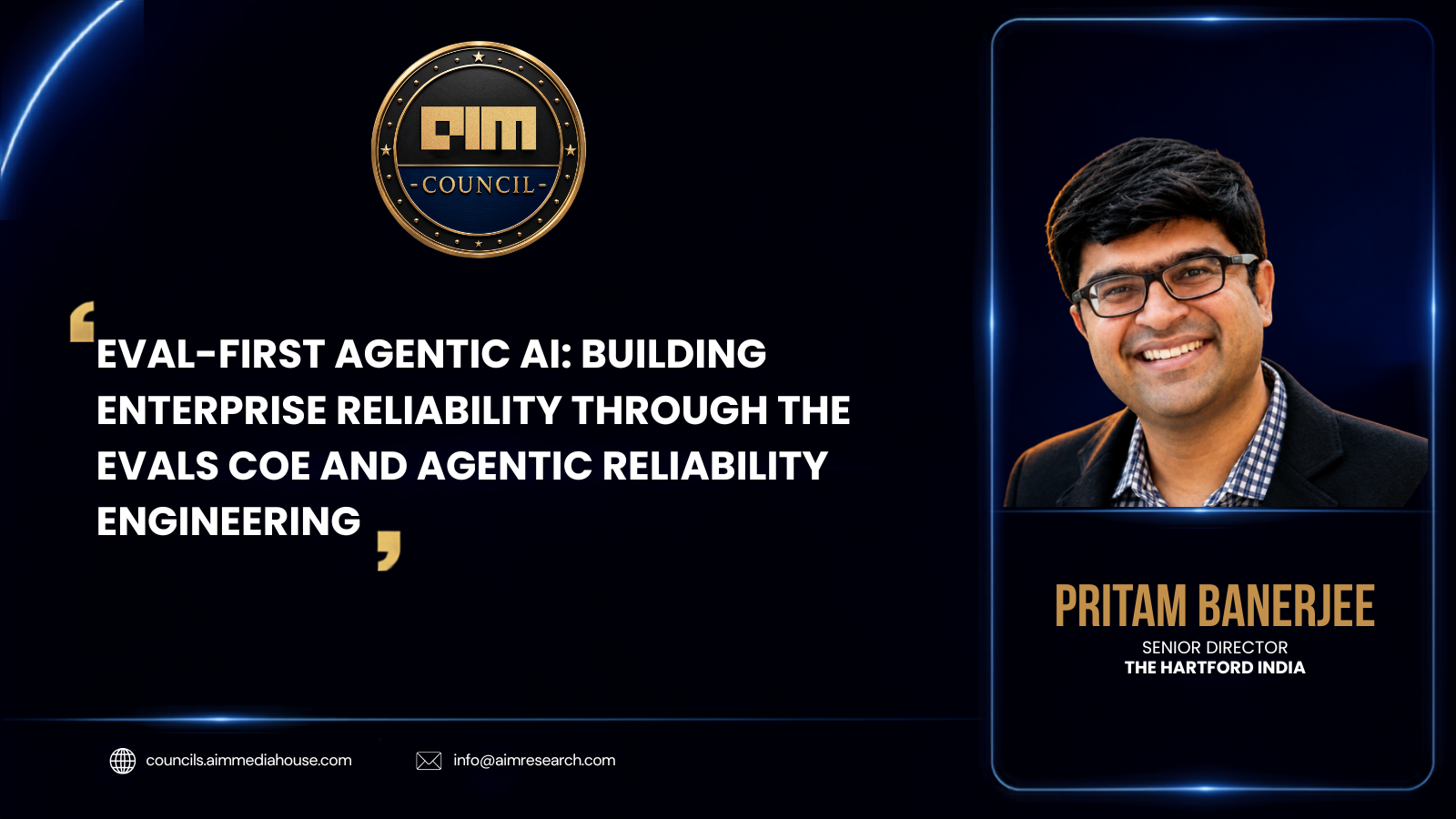 Eval-First Agentic AI: Building Enterprise Reliability Through the Evals CoE and Agentic Reliability Engineering